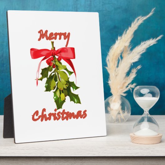 fröhliche Weihnachtsfeier Fotoplatte (Seite)