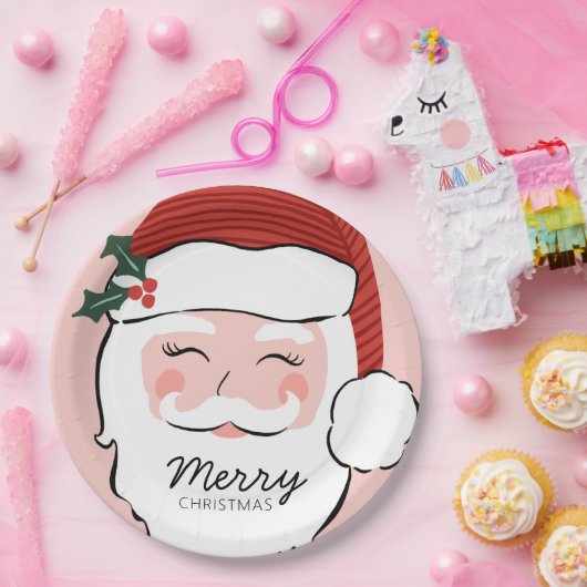 Fröhliche Weihnachtsfeier | Frohe Weihnachten Pappteller (Party)