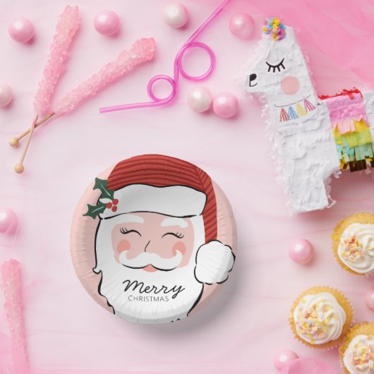 Fröhliche Weihnachtsfeier | Frohe Weihnachten Pappteller (Party)