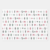 fröhliche Weihnachtsfeier Geschenkpapier Set (Vorderseite 3)