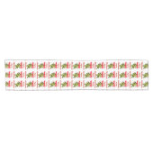 fröhliche Weihnachtsfeier Kurzer Tischläufer (Horizontal)