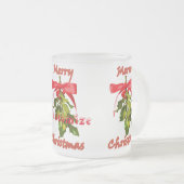 fröhliche Weihnachtsfeier Mattglastasse (VorderseiteRechts)