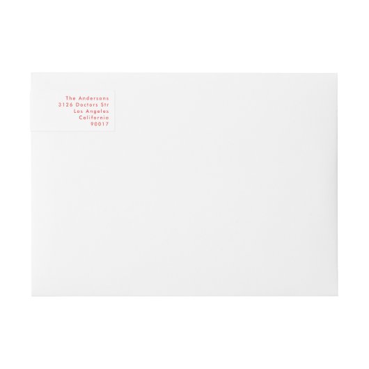 fröhliche Weihnachtsfeier Rücksendeadresse (Vorderseite)