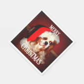 fröhliche Weihnachtsfeier Serviette (Ecke)