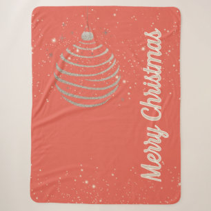 Fröhliche Weihnachtsfeier Sherpadecke