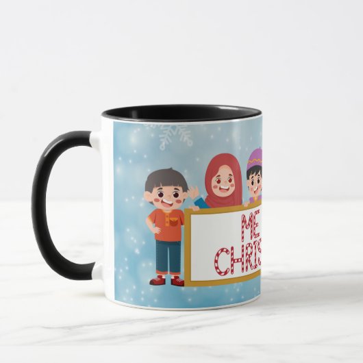 Fröhliche Weihnachtsfeier Tasse (Links)