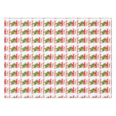 fröhliche Weihnachtsfeier Tischdecke (Vorderseite (Horizontal))