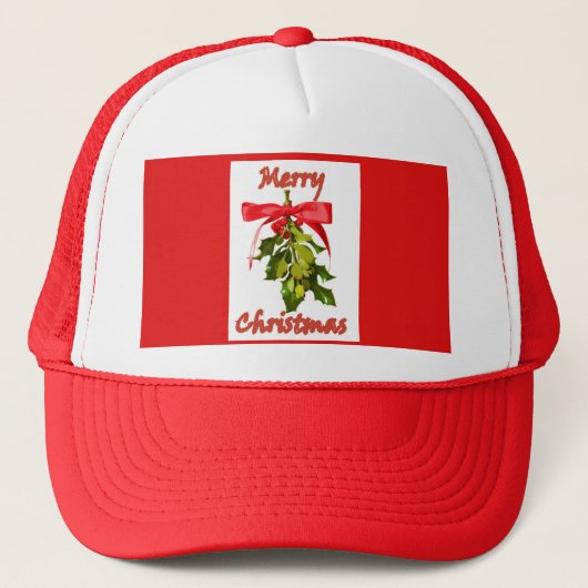 fröhliche Weihnachtsfeier Truckerkappe (Vorderseite)