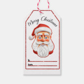 Fröhliche Weihnachtsfeiertage Geschenkanhänger (Vorderseite)