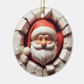 Fröhliche Weihnachtsfeiertage Keramik Ornament (Links)