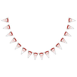 Fröhliche Weihnachtsfeiertage Wimpelkette