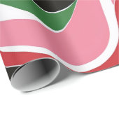 fröhliche Weihnachtsfeste Wirbel Geschenkpapier (Rolleneckpunkt)