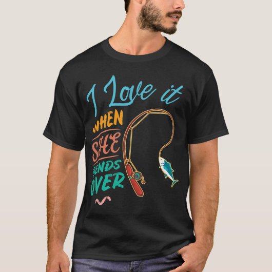 Fröhliche Weihnachtsfischerei T-Shirt (Vorderseite)