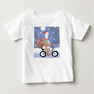 Fröhliche Weihnachtsgans Baby T-shirt