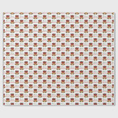 Fröhliche Weihnachtsglocken Geschenkpapier (Flach)