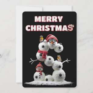 Fröhliche Weihnachtsgruben Feiertagskarte