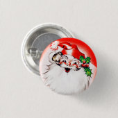 Fröhliche Weihnachtsgrüße Button (Vorne & Hinten)