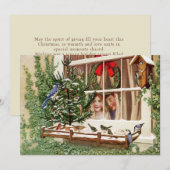 Fröhliche Weihnachtsgrüße Karte (Vorne/Hinten)