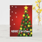 Fröhliche Weihnachtsgrüße Karte (Gelbe Blume)