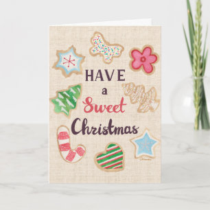 Fröhliche Weihnachtsgrüße Karte