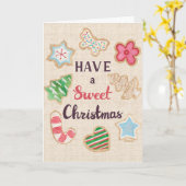Fröhliche Weihnachtsgrüße Karte (Gelbe Blume)