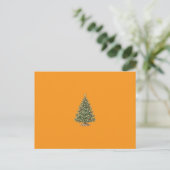 Fröhliche Weihnachtsgrüße Postkarten (Stehend Vorderseite)