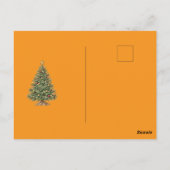 Fröhliche Weihnachtsgrüße Postkarten (Rückseite)