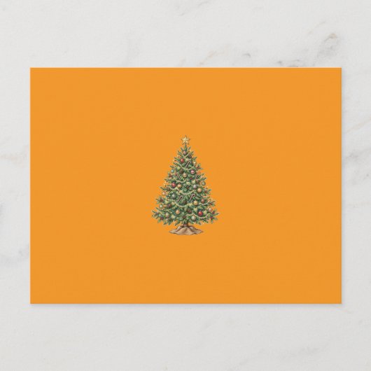 Fröhliche Weihnachtsgrüße Postkarten (Vorderseite)