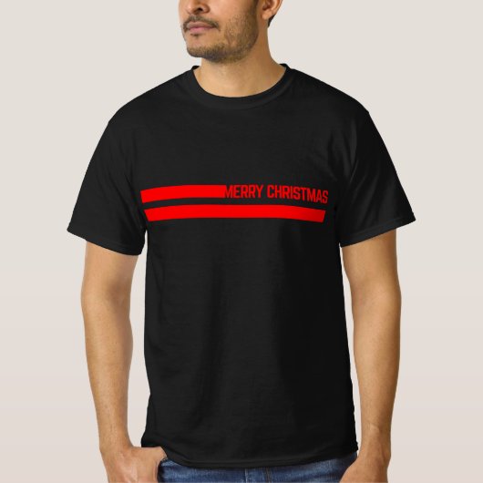 Fröhliche Weihnachtsgrüße T-Shirt (Vorderseite)