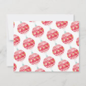 Fröhliche Weihnachtskalligraphie mit einer Urlaubs (Rückseite)