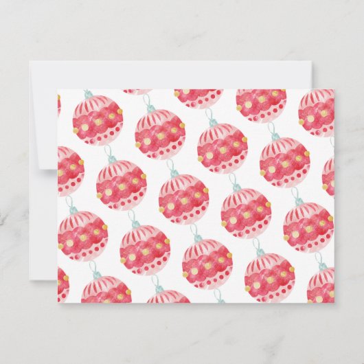 Fröhliche Weihnachtskalligraphie mit einer Urlaubs (Rückseite)