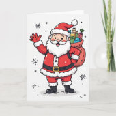 Fröhliche Weihnachtskarte - Blank Inside Holid Karte (Vorderseite)