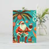 Fröhliche Weihnachtskarte Feiertagskarte (Stehend Vorderseite)