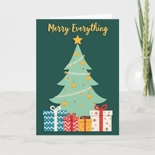 Fröhliche Weihnachtskarte für Alles Karte (Vorderseite)