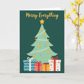 Fröhliche Weihnachtskarte für Alles Karte (Gelbe Blume)