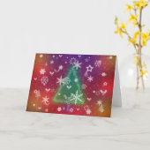 Fröhliche Weihnachtskarte Karte (Gelbe Blume)