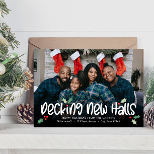 Fröhliche Weihnachtskarte Umzugsankündigung Feiertagskarte