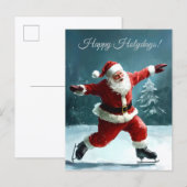 Fröhliche Weihnachtskarte. Weihnachten  (Vorne/Hinten)