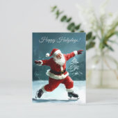 Fröhliche Weihnachtskarte. Weihnachten  (Stehend Vorderseite)