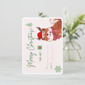 Fröhliche Weihnachtskarten (Stehend Vorderseite)