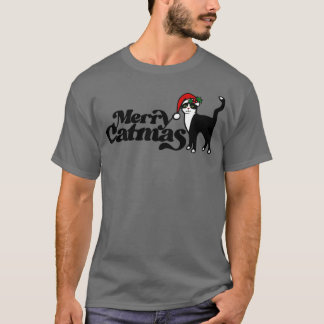 Fröhliche Weihnachtskätzchen Meow T-Shirt