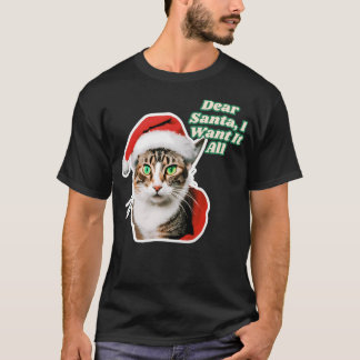 Fröhliche Weihnachtskatzen mit Geschenken - Feierl T-Shirt