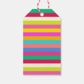 fröhliche Weihnachtsküche Personalisierter Regenbo Geschenkanhänger (Rückseite)