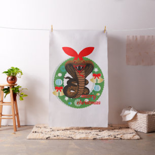 fröhliche Weihnachtskuchen Stoff