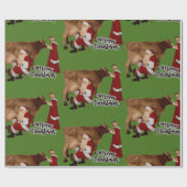 fröhliche Weihnachtslieder Geschenkpapier (Flach)