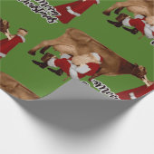 fröhliche Weihnachtslieder Geschenkpapier (Ecke)