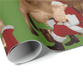 fröhliche Weihnachtslieder Geschenkpapier (Rolleneckpunkt)