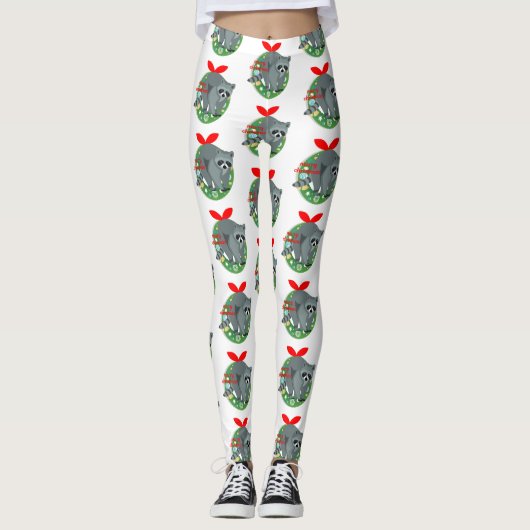 fröhliche Weihnachtslieder-Leggings Leggings (Vorderseite)