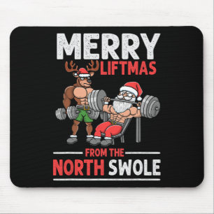 Fröhliche Weihnachtsliftmen aus dem Nordschweizer  Mousepad