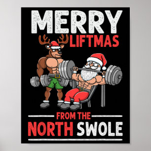 Fröhliche Weihnachtsliftmen aus dem Nordschweizer  Poster